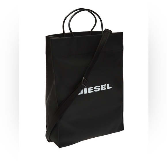 Diesel Sakettino Bag unisex travel with long strap coated crossbody tote - Picture 3 of 10